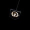 Dweled Sinclair 10in LED 1 Light Pendant 3000K in Black Gold Leaf PD-732 - alternate 5